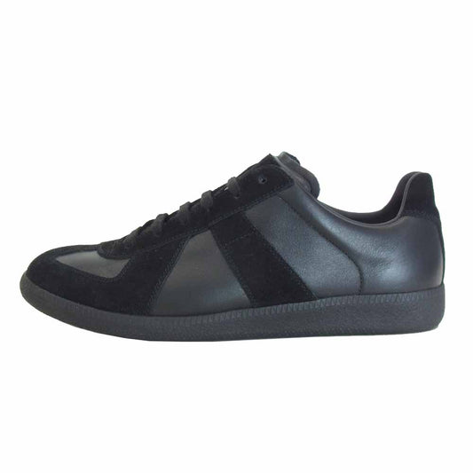 MAISON MARGIELA メゾンマルジェラ 21SS S57WS0236 REPLICA ジャーマントレーナー  ブラック系 43【極上美品】【中古】