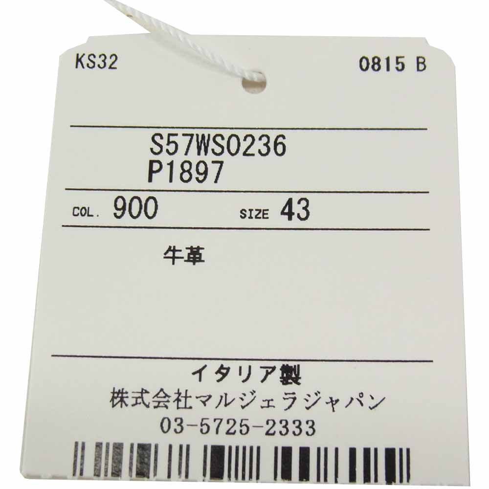MAISON MARGIELA メゾンマルジェラ 21SS S57WS0236 REPLICA ジャーマントレーナー  ブラック系 43【極上美品】【中古】