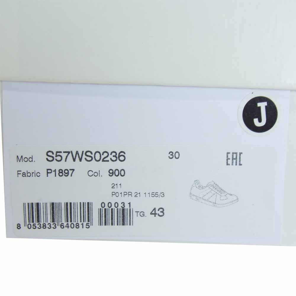 MAISON MARGIELA メゾンマルジェラ 21SS S57WS0236 REPLICA ジャーマントレーナー  ブラック系 43【極上美品】【中古】