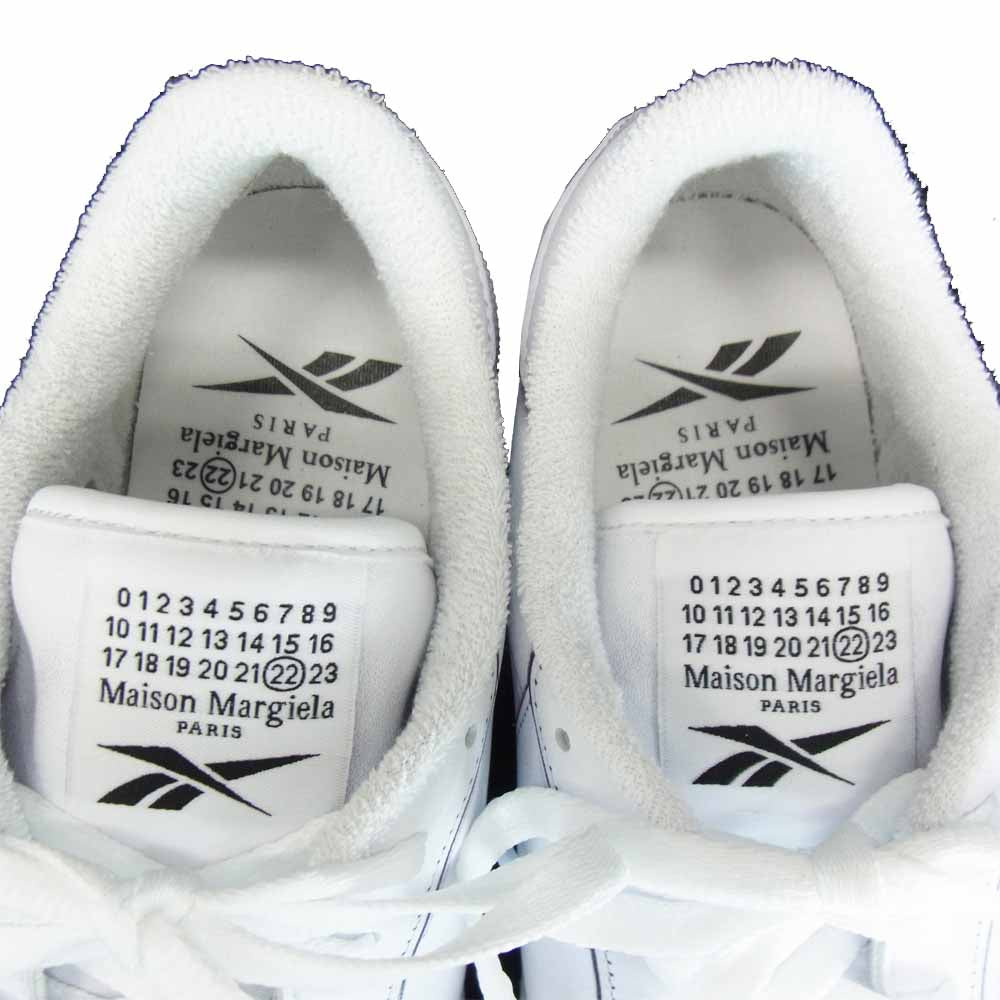 MAISON MARGIELA メゾンマルジェラ 21SS  H02407 × Reebok リーボック PROJECT 0 CC TL スニーカー ホワイト系 27.5cm【新古品】【未使用】【中古】