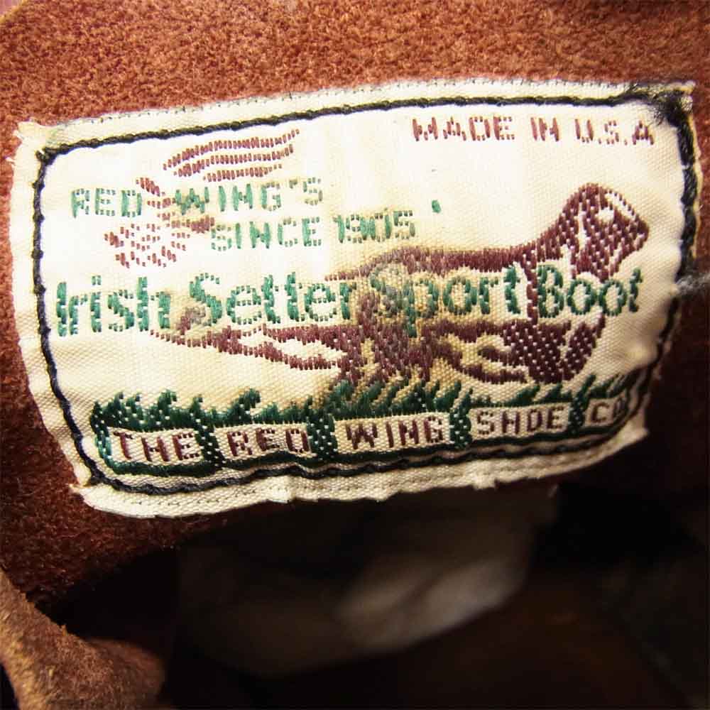 RED WING レッドウィング 8875 四角犬復刻 アイリッシュセッター ブラウン系 8.5【中古】