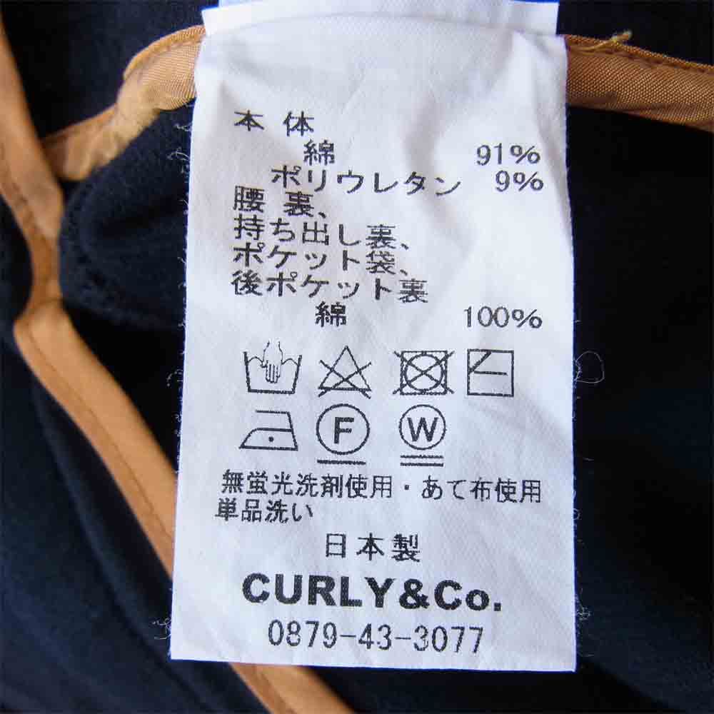 CURLY カーリー 201-43121ID MAZARINE 5P JEANS マザリン パンツ ネイビー系 3【中古】