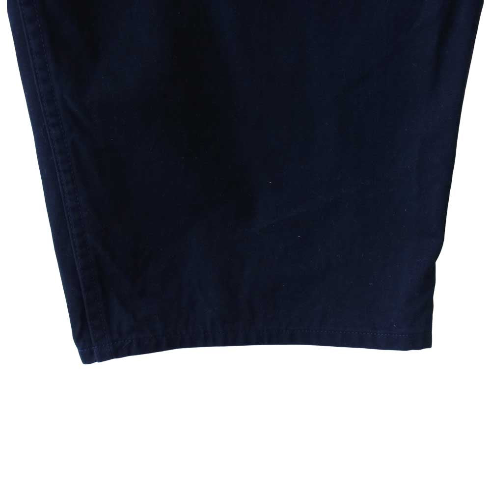 GRAPHPAPER グラフペーパー 19AW GU193-40063B Military Cloth 2 Tucks Pants ミリタリー クロス タック パンツ ネイビー系 1【美品】【中古】