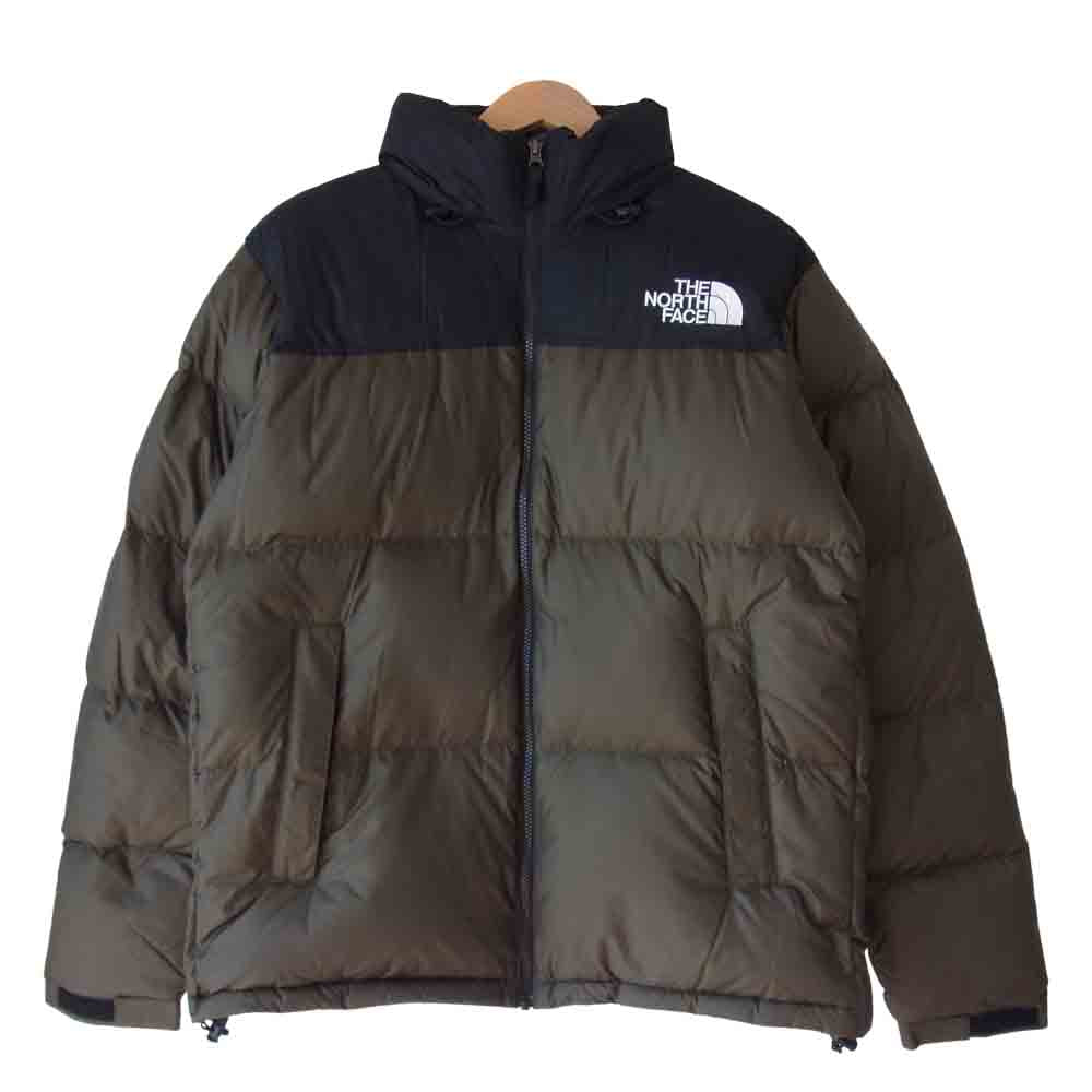 THE NORTH FACE ノースフェイス ND91841 NUPTSE JACKET ヌプシ ジャケット カーキ系 XXL【美品】【中古】