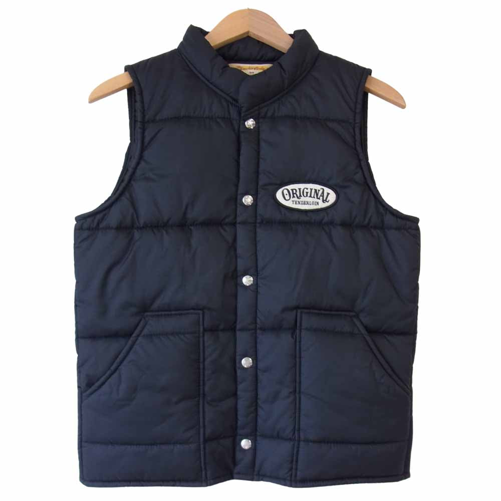 TENDERLOIN テンダーロイン T-NRA VEST 中綿 ベスト ブラック系 38【中古】