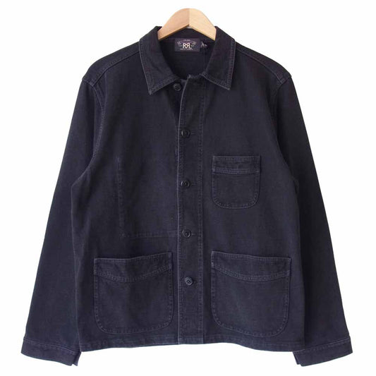 RRL ダブルアールエル 国内正規品 カバーオール ジャケット ブラック系 M【新古品】【未使用】【中古】