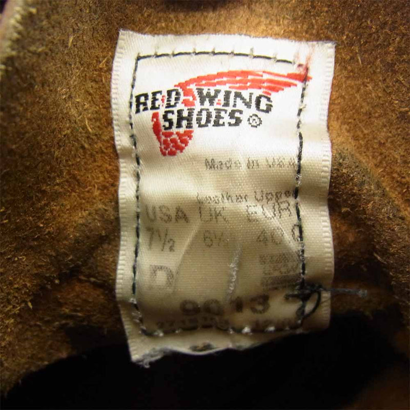 RED WING レッドウィング 9013 BECKMAN CHESTNUT ベックマン チェスナット レースアップ ブーツ ブラウン系【中古】