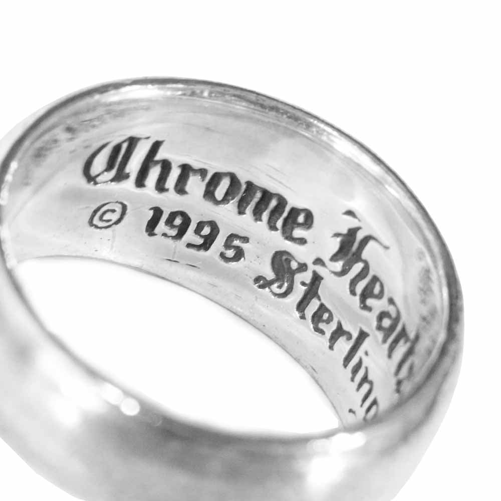 CHROME HEARTS クロムハーツ（原本無） HEART IN BAND ハート イン バンド 指輪 シルバー系 22号程度【中古】