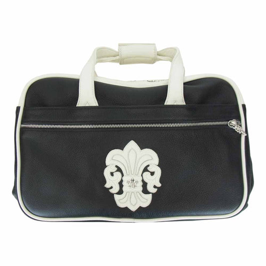 CHROME HEARTS クロムハーツ（原本無） 海外インボイス付属 BAG DIAPER ダイパー バッグ BSフレア ブラック系 ホワイト系【極上美品】【中古】
