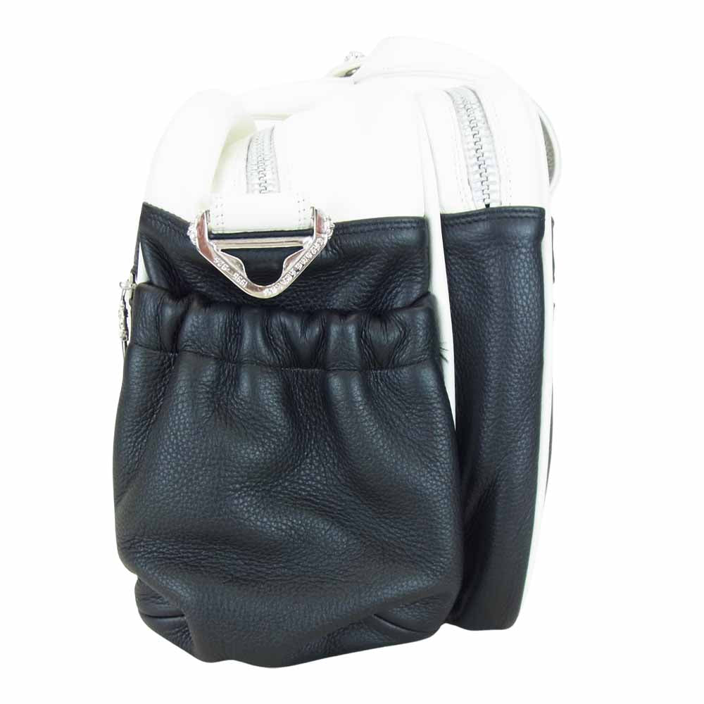 CHROME HEARTS クロムハーツ（原本無） 海外インボイス付属 BAG DIAPER ダイパー バッグ BSフレア ブラック系 ホワイト系【極上美品】【中古】
