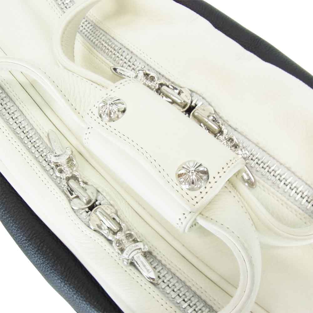 CHROME HEARTS クロムハーツ（原本無） 海外インボイス付属 BAG DIAPER ダイパー バッグ BSフレア ブラック系 ホワイト系【極上美品】【中古】