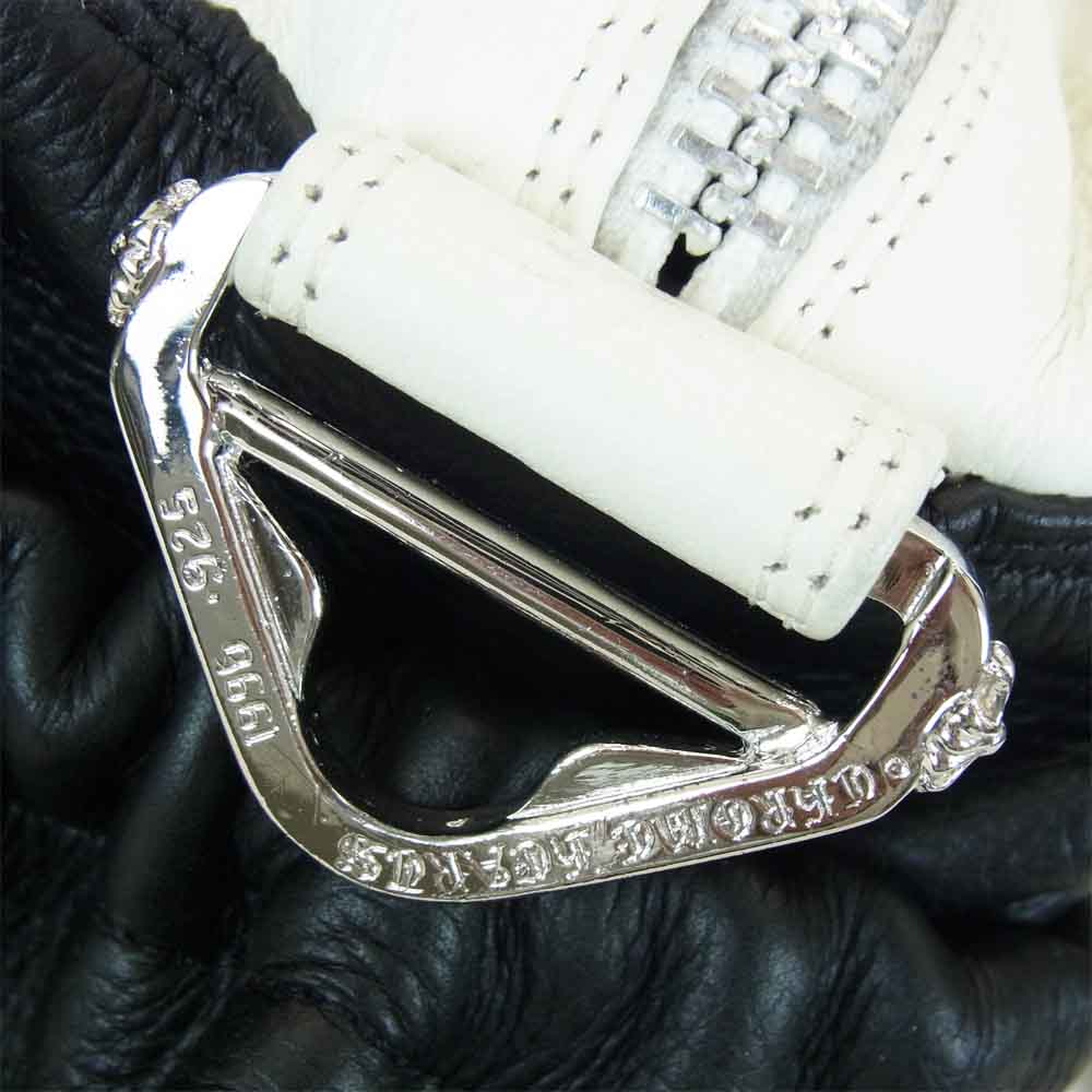 CHROME HEARTS クロムハーツ（原本無） 海外インボイス付属 BAG DIAPER ダイパー バッグ BSフレア ブラック系 ホワイト系【極上美品】【中古】