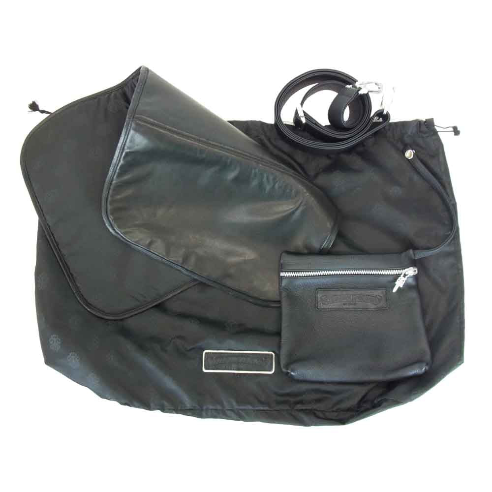 CHROME HEARTS クロムハーツ（原本無） 海外インボイス付属 BAG DIAPER ダイパー バッグ BSフレア ブラック系 ホワイト系【極上美品】【中古】