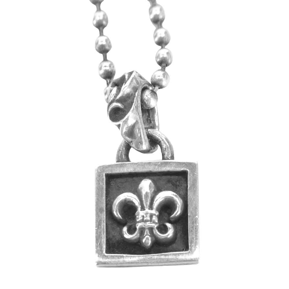 CHROME HEARTS クロムハーツ（原本無） BSフレア フレームド チャーム ネックレス シルバー系【中古】