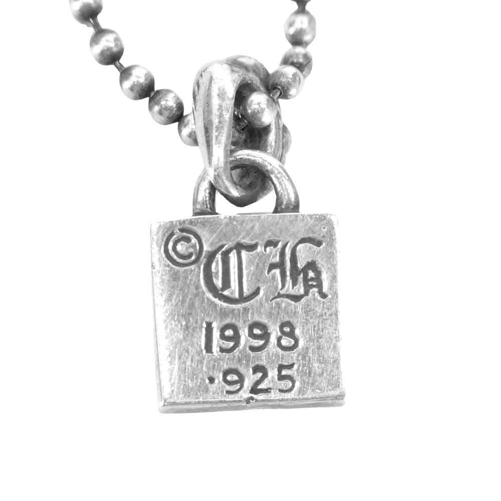 CHROME HEARTS クロムハーツ（原本無） BSフレア フレームド チャーム ネックレス シルバー系【中古】