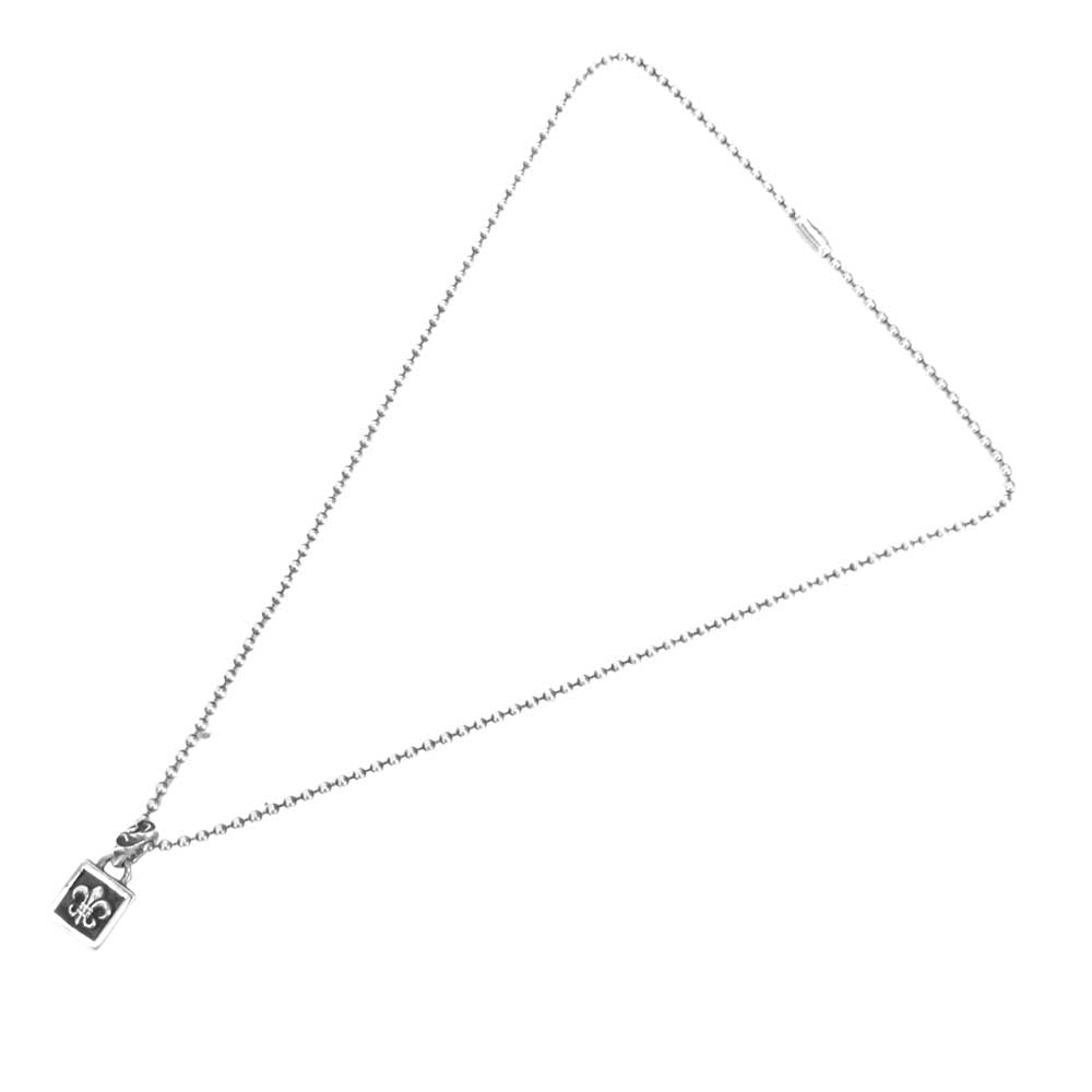 CHROME HEARTS クロムハーツ（原本無） BSフレア フレームド チャーム ネックレス シルバー系【中古】
