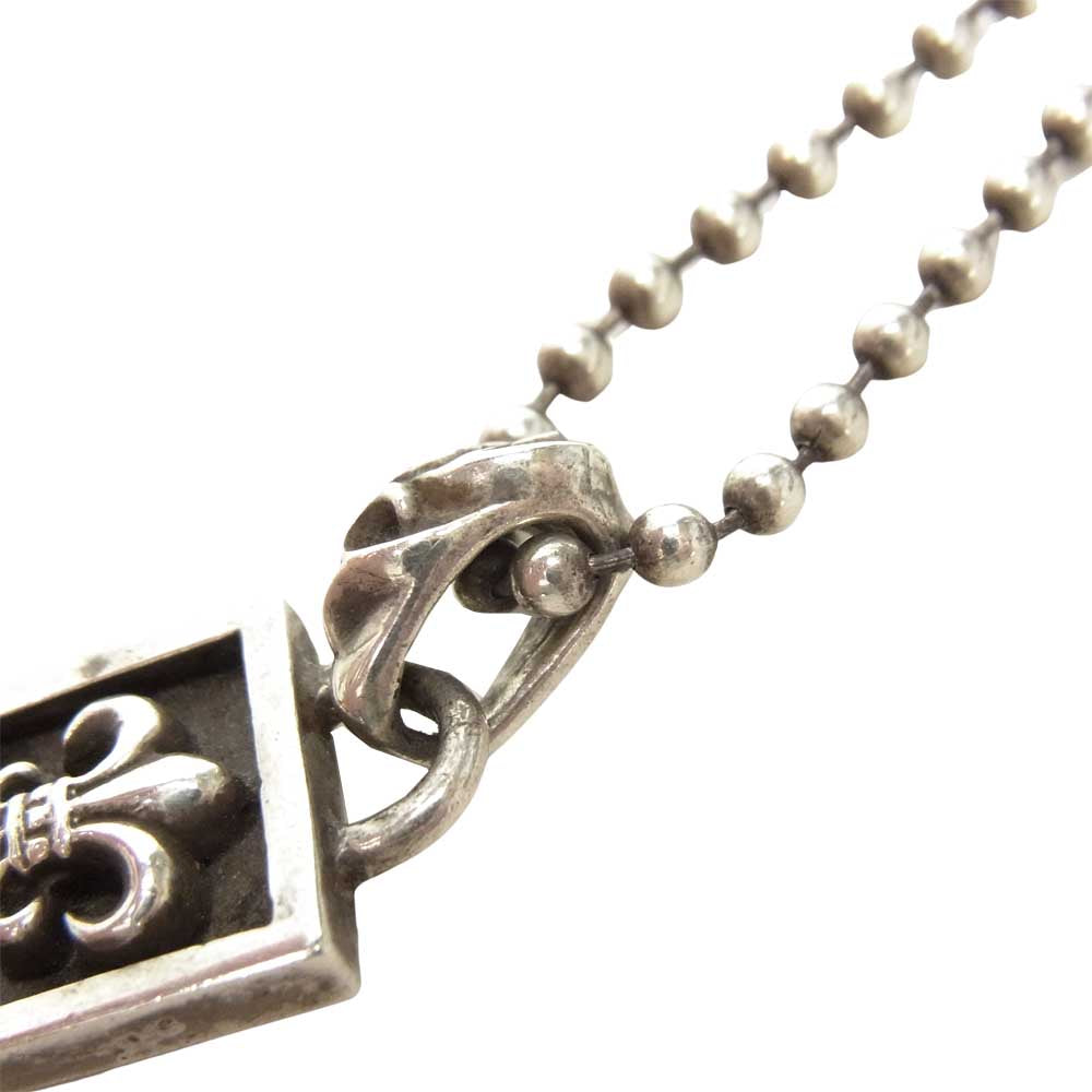 CHROME HEARTS クロムハーツ（原本無） BSフレア フレームド チャーム ネックレス シルバー系【中古】