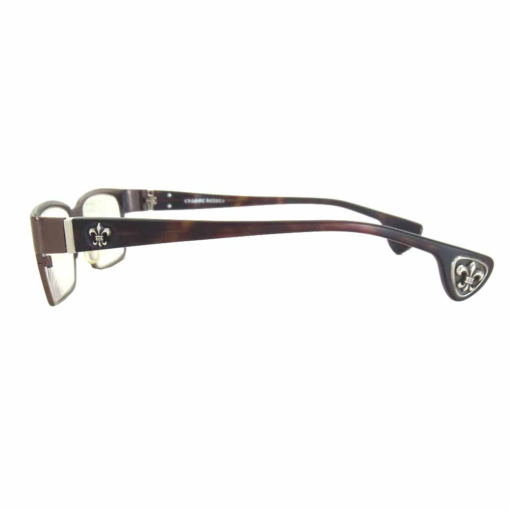 CHROME HEARTS クロムハーツ（原本無） IF YOU C KAY フレア アイウェア 度入り ダークブラウン系【中古】
