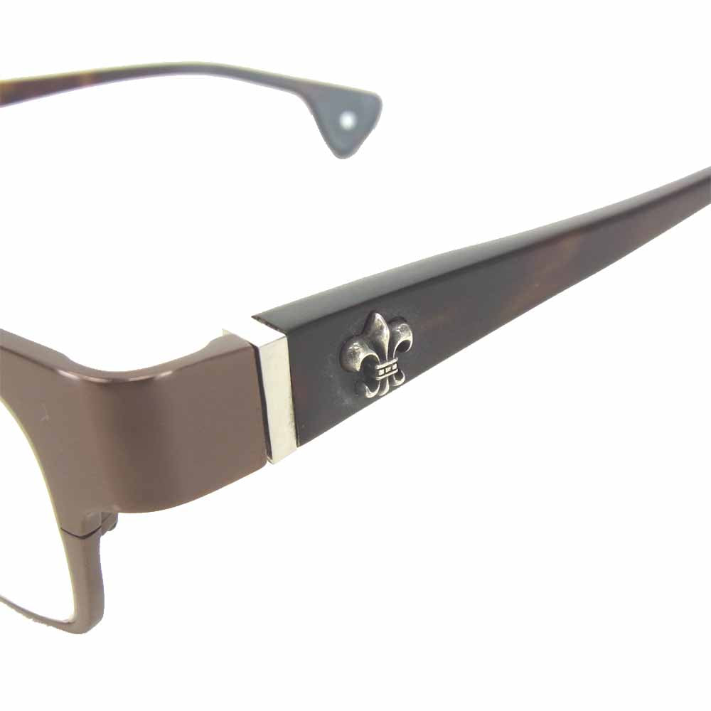 CHROME HEARTS クロムハーツ（原本無） IF YOU C KAY フレア アイウェア 度入り ダークブラウン系【中古】