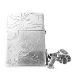 TRAVIS WALKER トラヴィスワーカー ギャランティカード付属 メルティングスカル ZIPPO ジッポ ライター シルバー系【中古】