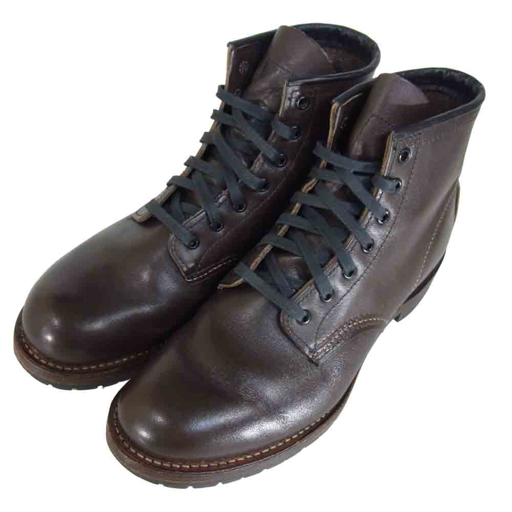 RED WING レッドウィング 9023 BECKMAN ベックマン レースアップ ブーツ ダークブラウン系 6.5D【中古】