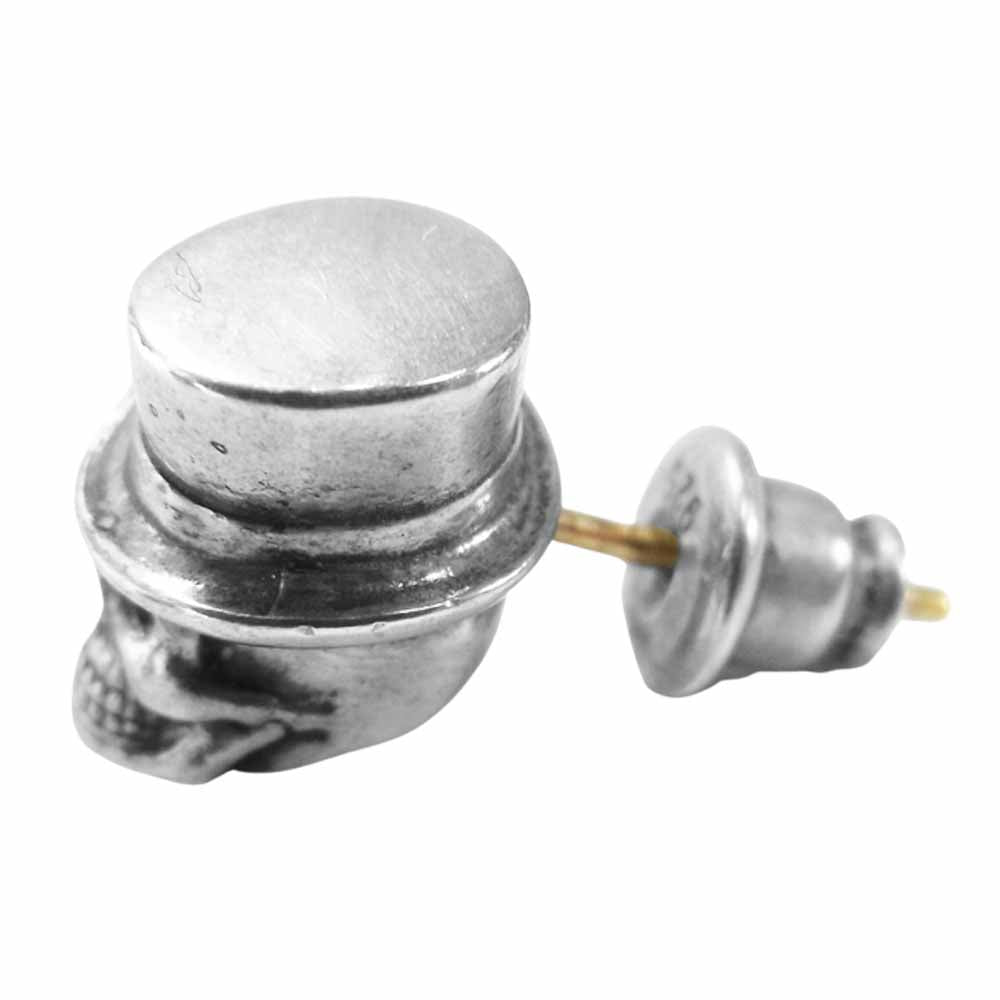 Justin Davis ジャスティンデイビス SEJ291 MAD HATTER スカル ピアス シルバー系【中古】