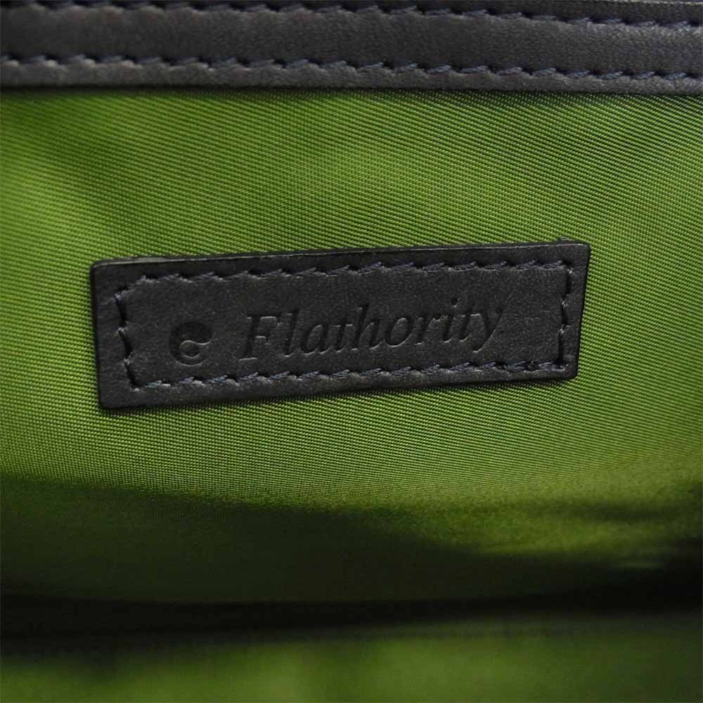 フラソリティ FA101 Antonio Briefcase アントニオ ブリーフケース レザー ビジネス バッグ ダークブラウン系【中古】