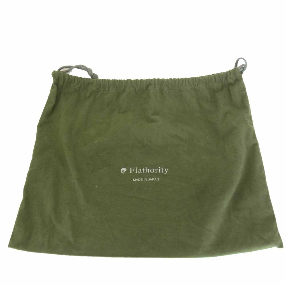 フラソリティ FA101 Antonio Briefcase アントニオ ブリーフケース レザー ビジネス バッグ ダークブラウン系【中古】