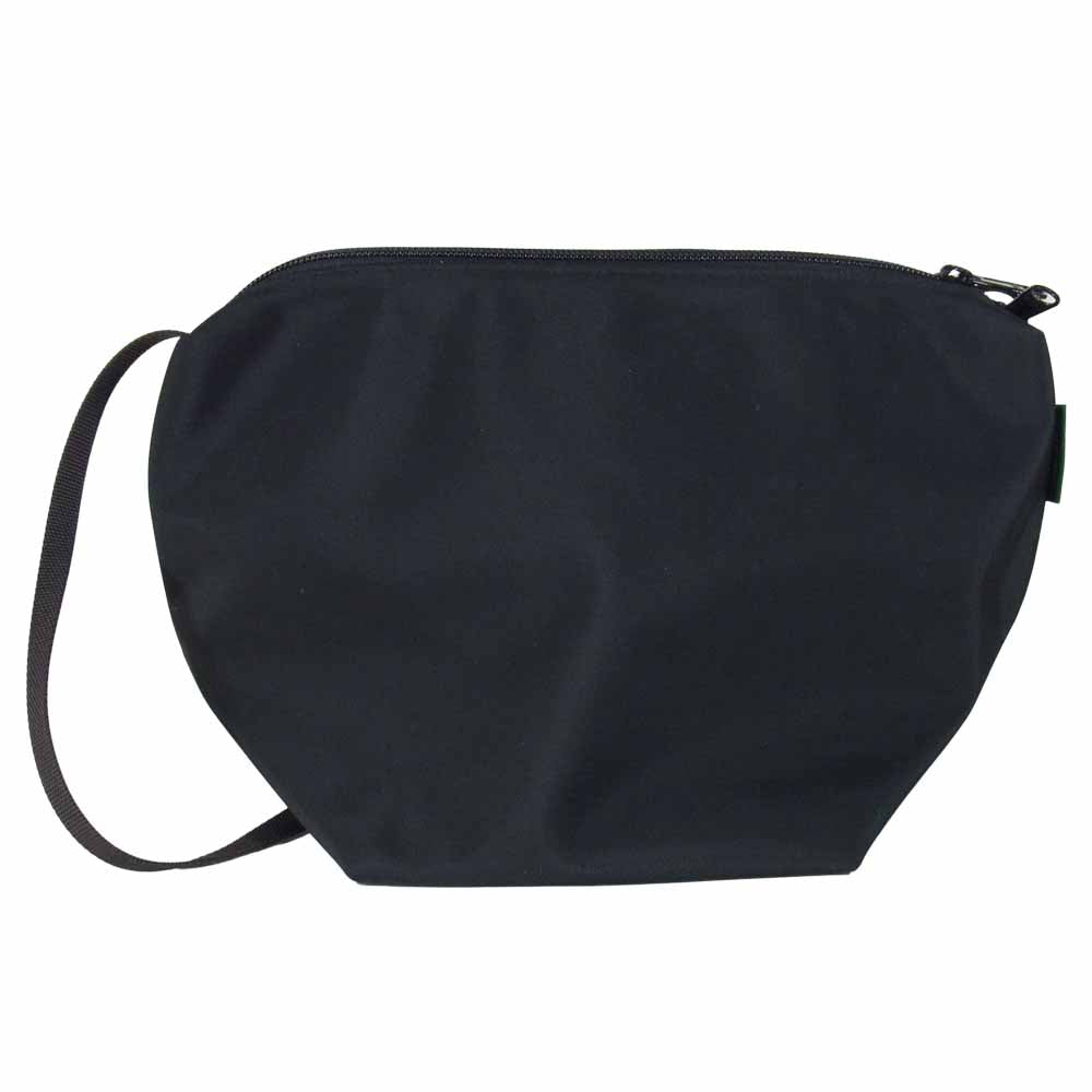 Herve Chapelier エルベ・シャプリエ グリーンレーベルリラクシング 別注 ビッグポシェット ブラック系【極上美品】【中古】