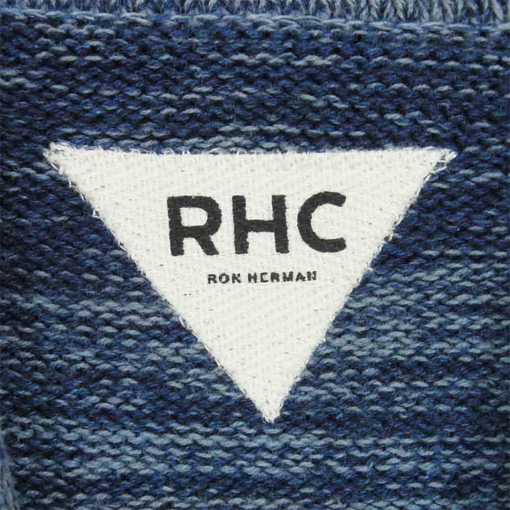 Ron Herman ロンハーマン ウッドボタン ショールカラー ニット カーディガン ライトブルー系 S【中古】