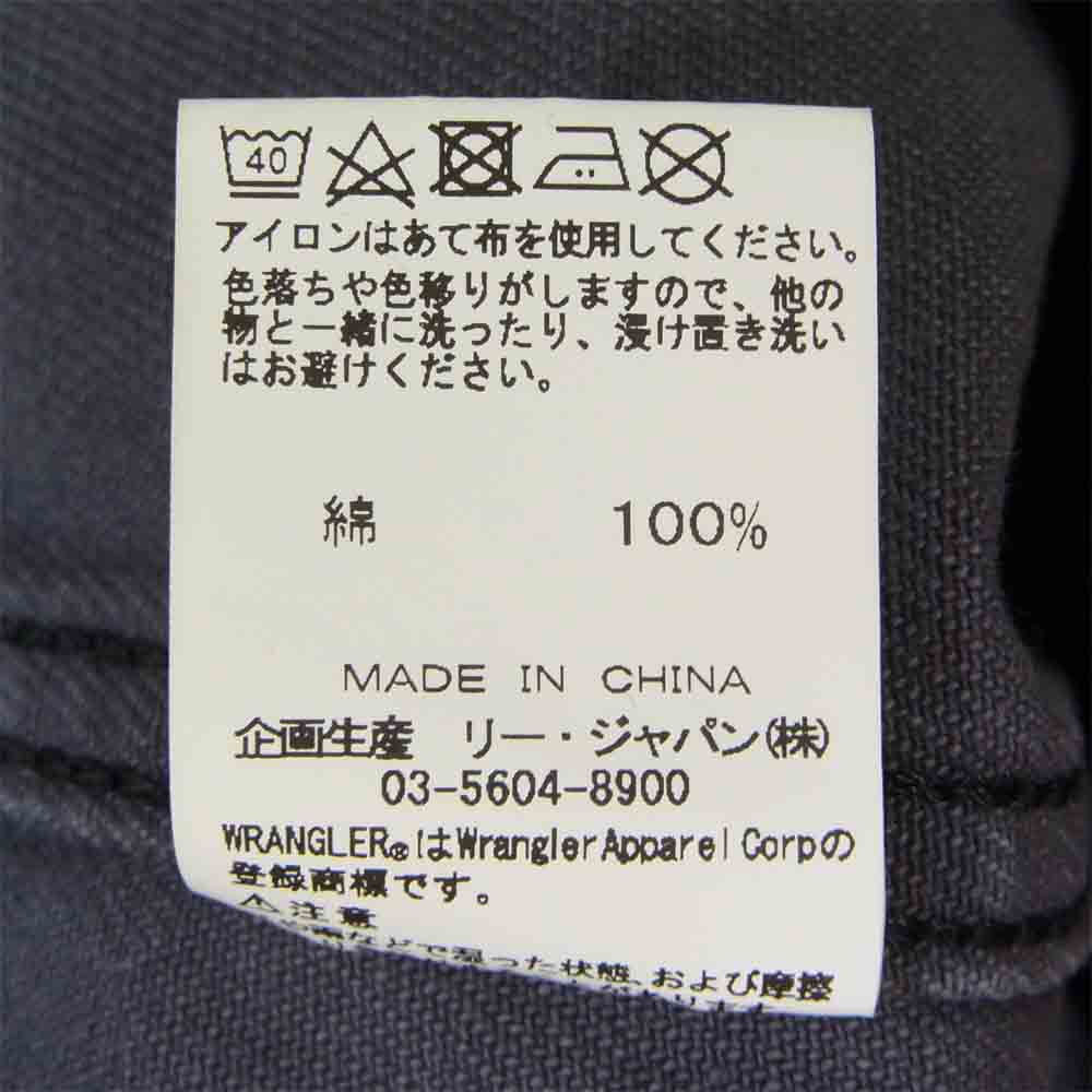 Ron Herman ロンハーマン WS9120 × Wrangler ラングラー スター柄 デニム ジャケット チャコール系 M【中古】