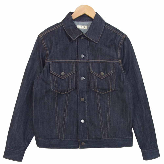 Ron Herman ロンハーマン 522040082-1322 3rdタイプ リジット デニム ジャケット インディゴブルー系 S【美品】【中古】