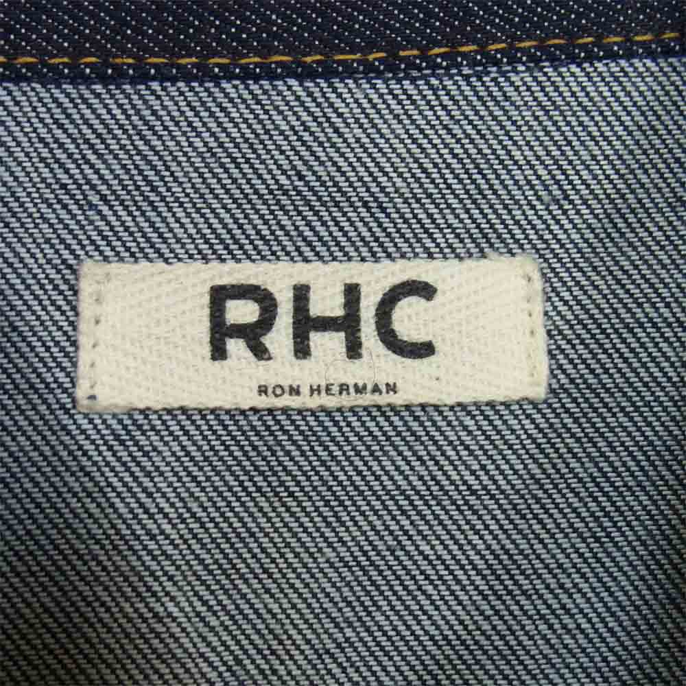 Ron Herman ロンハーマン 522040082-1322 3rdタイプ リジット デニム ジャケット インディゴブルー系 S【美品】【中古】