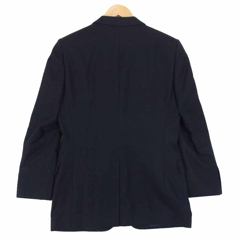 GUCCI グッチ ウール セットアップ スーツ ジャケット パンツ 裏地 イタリア製 ダークネイビー系 48【中古】