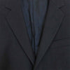 GUCCI グッチ ウール セットアップ スーツ ジャケット パンツ 裏地 イタリア製 ダークネイビー系 48【中古】