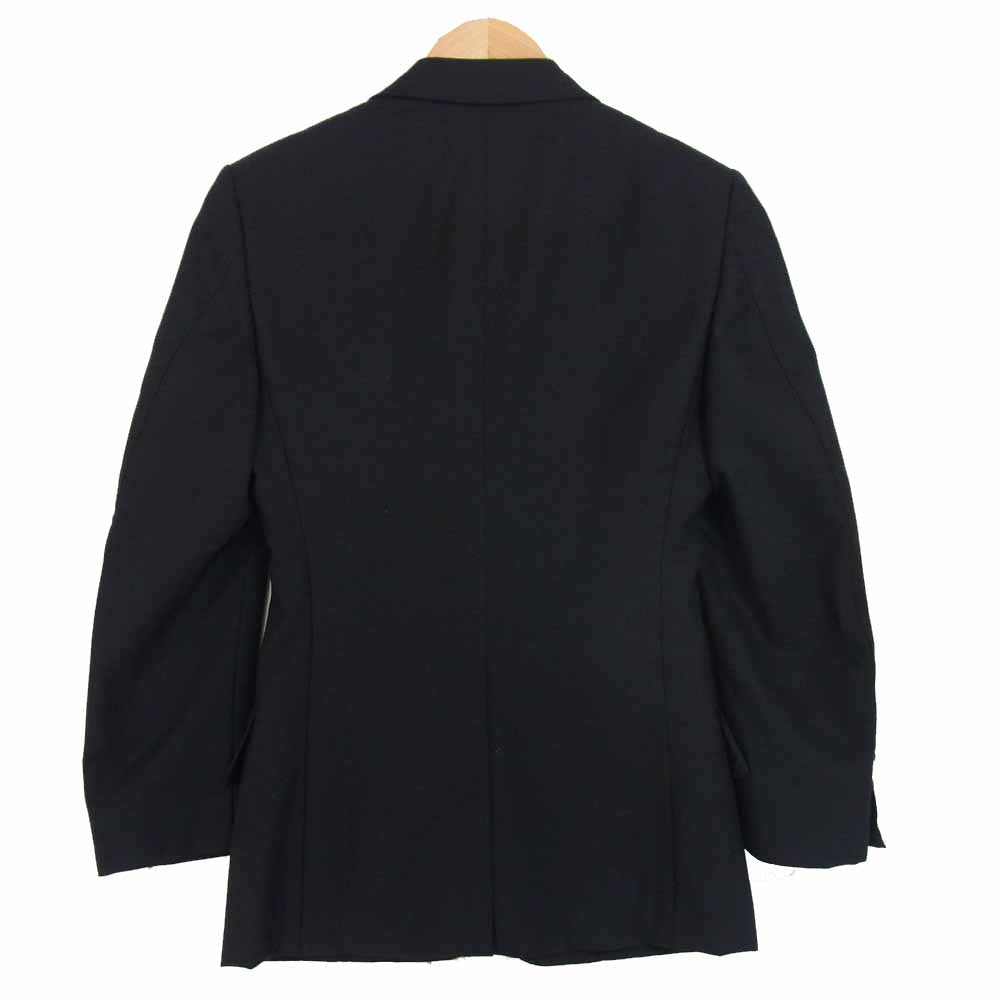 GUCCI グッチ シャド―ストライプ セットアップ スーツ イタリア製 ウール ブラック系 44【中古】