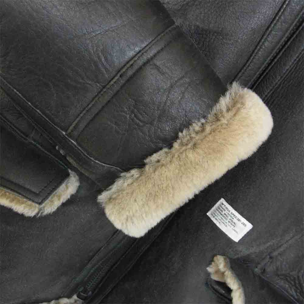WTAPS ダブルタップス TSDT-JKM12 リアルムートン レザー ジャケット 羊革 ムートン ブラック系 表記無し【中古】