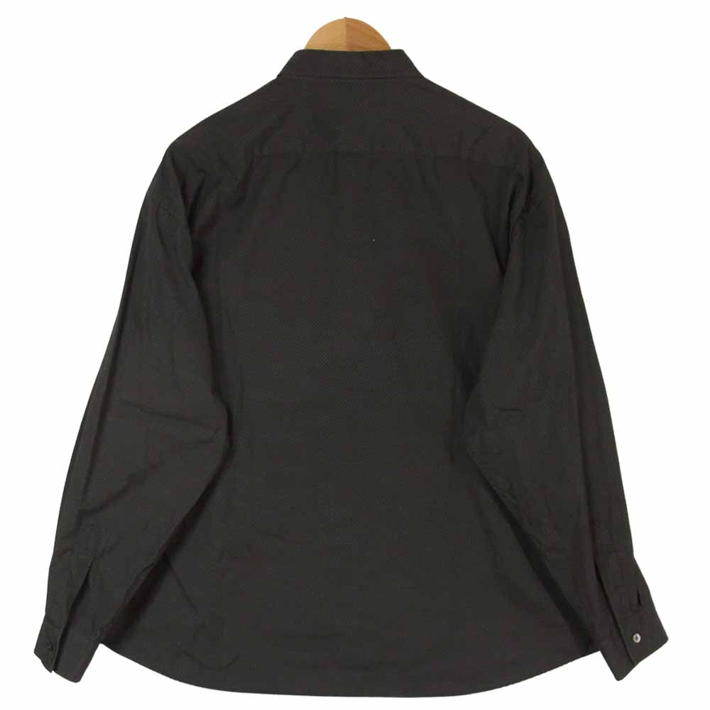 PORTER CLASSIC ポータークラシック ROLL UP DOT SHIRT ロールアップ ドット 長袖 シャツ ダークグレー系 XL【美品】【中古】