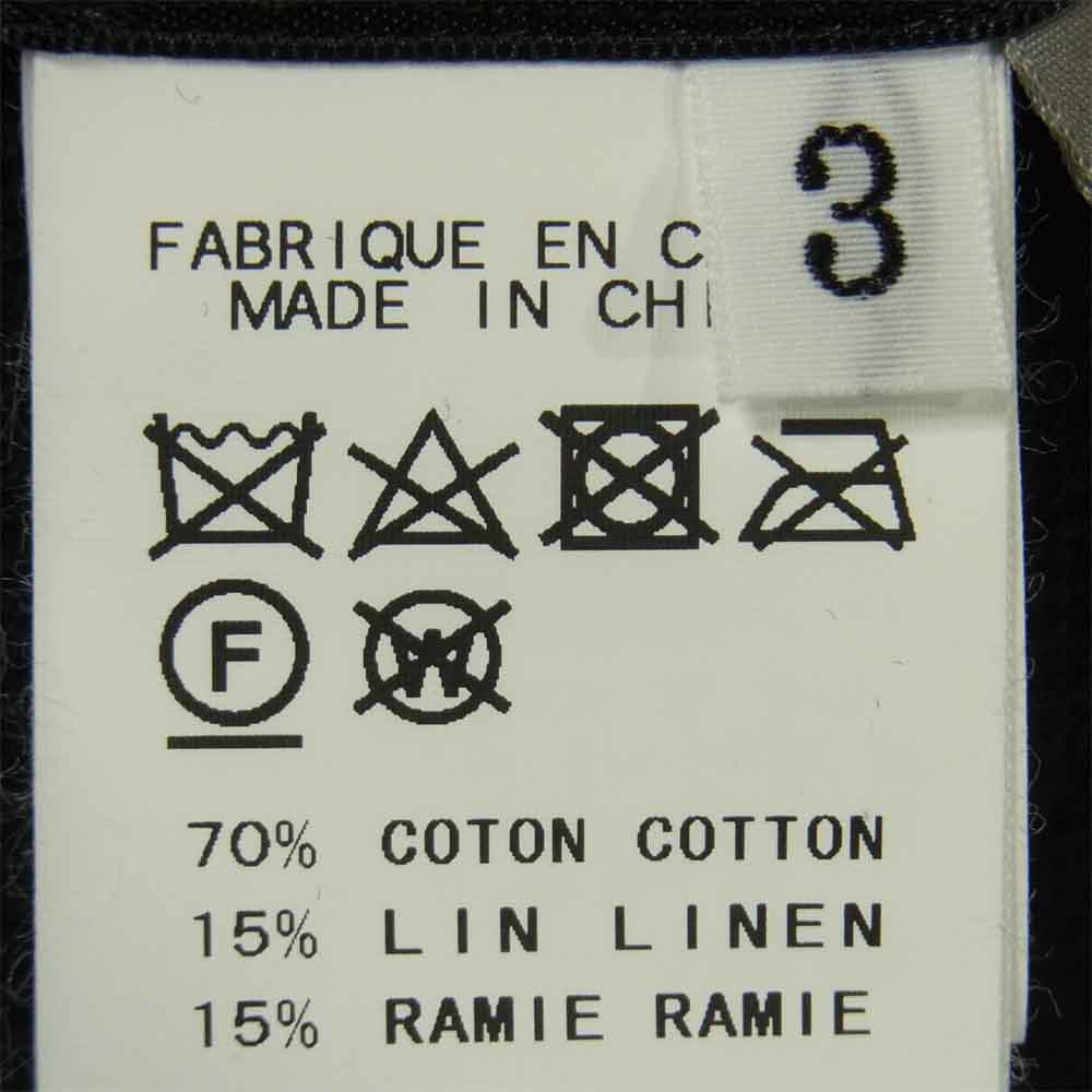 Yohji Yamamoto ヨウジヤマモト 19SS HH-K79-093 POUR HOMME プールオム レイヤード カーディガン ブラック系 3【中古】