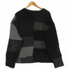 PORTER CLASSIC ポータークラシック H/W PATCH WORK KNIT CARDIGAN ハンドワーク パッチワーク ニット カーディガン ブラック系 グレー系 4【中古】