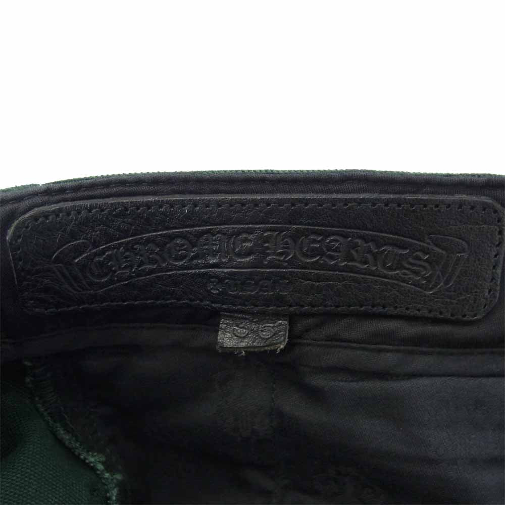 CHROME HEARTS クロムハーツ（原本無） CARPENTER カーペンター パンツ モスグリーン系 36【中古】