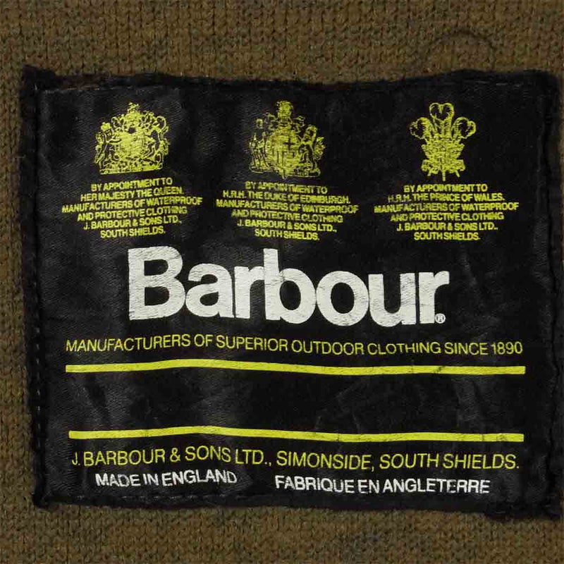 Barbour バブアー 3クラント パイルライナー ジップアップ ベスト イングランド製 ブラウン系【中古】