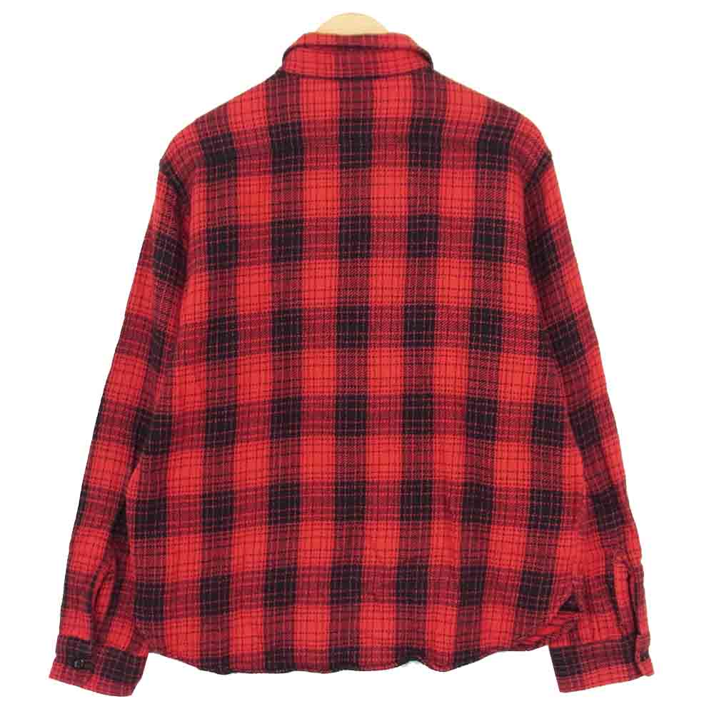 TENDERLOIN テンダーロイン T-HEAVY FLANNEL SHT ヘビー フランネル シャツ レッド系 M【中古】
