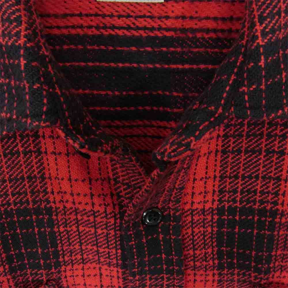 TENDERLOIN テンダーロイン T-HEAVY FLANNEL SHT ヘビー フランネル シャツ レッド系 M【中古】