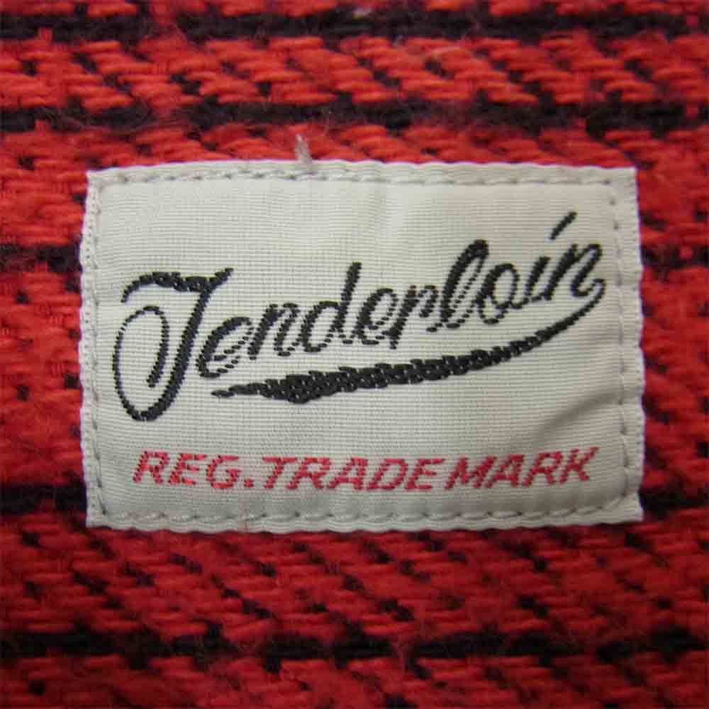 TENDERLOIN テンダーロイン T-HEAVY FLANNEL SHT ヘビー フランネル シャツ レッド系 M【中古】