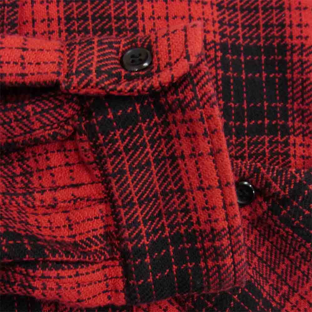 TENDERLOIN テンダーロイン T-HEAVY FLANNEL SHT ヘビー フランネル シャツ レッド系 M【中古】