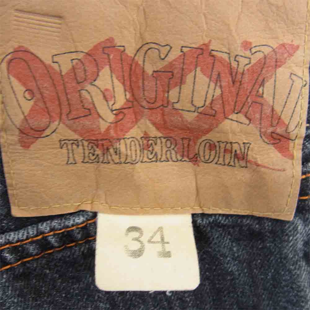 TENDERLOIN テンダーロイン DENIM PNT WASH デニムパンツ グレー系 34【中古】