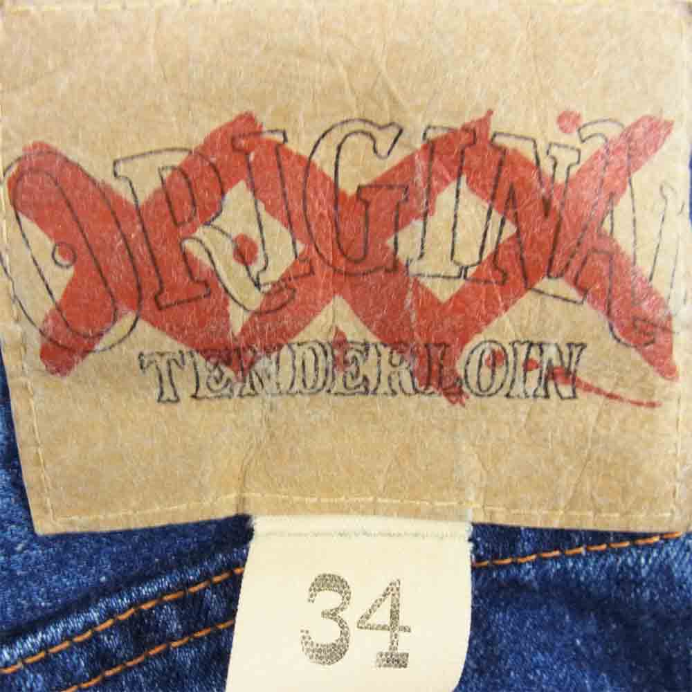 TENDERLOIN テンダーロイン DENIM PNT WASH デニムパンツ インディゴブルー系 34【中古】