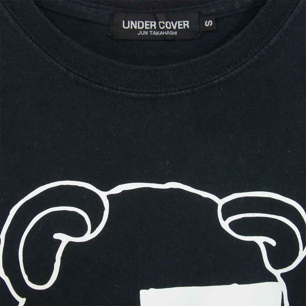 UNDERCOVER アンダーカバー STAY SAFE プリント Tシャツ ショートスリーブ 半袖 ブラック系 S【中古】
