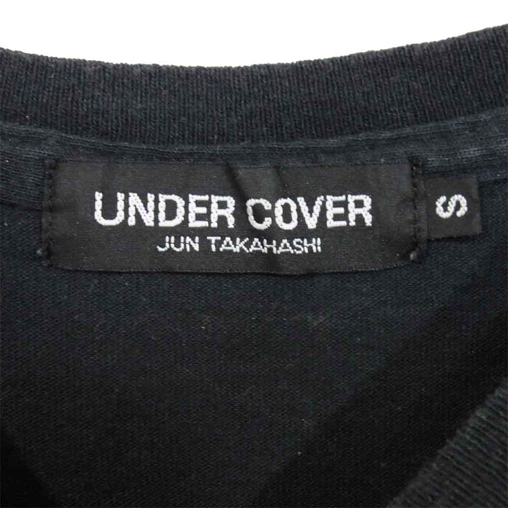 UNDERCOVER アンダーカバー STAY SAFE プリント Tシャツ ショートスリーブ 半袖 ブラック系 S【中古】